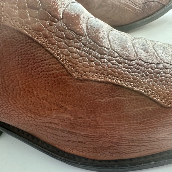 Dan Post western cowboy boots snake/ leather size 11D - Picture 5 of 7